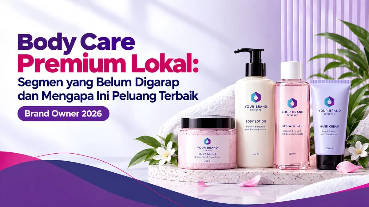 Body Care Premium Lokal: Segmen yang Belum Digarap dan Mengapa Ini Peluang Terbaik Brand Owner 2026